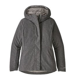 Patagonia Women's Insulated Recycled Wool Hoody- Feather Grey