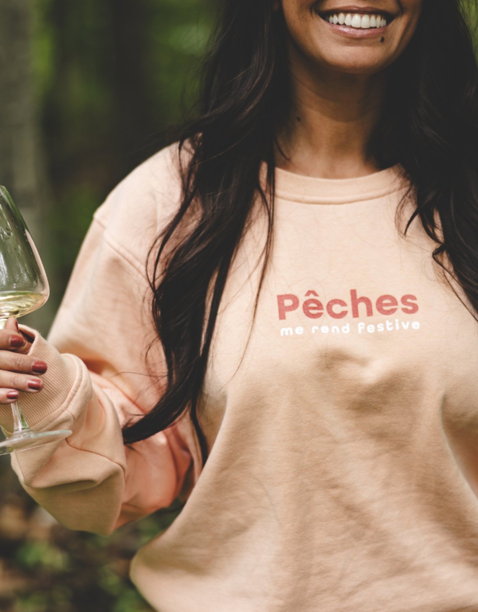 Pêches Crewneck Pêches Festive