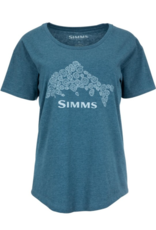 Simms T-Shirt Femme Simms Floral Trout