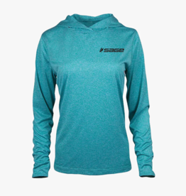 Sage Hoodie Solaire Femme Sage - Turquoise