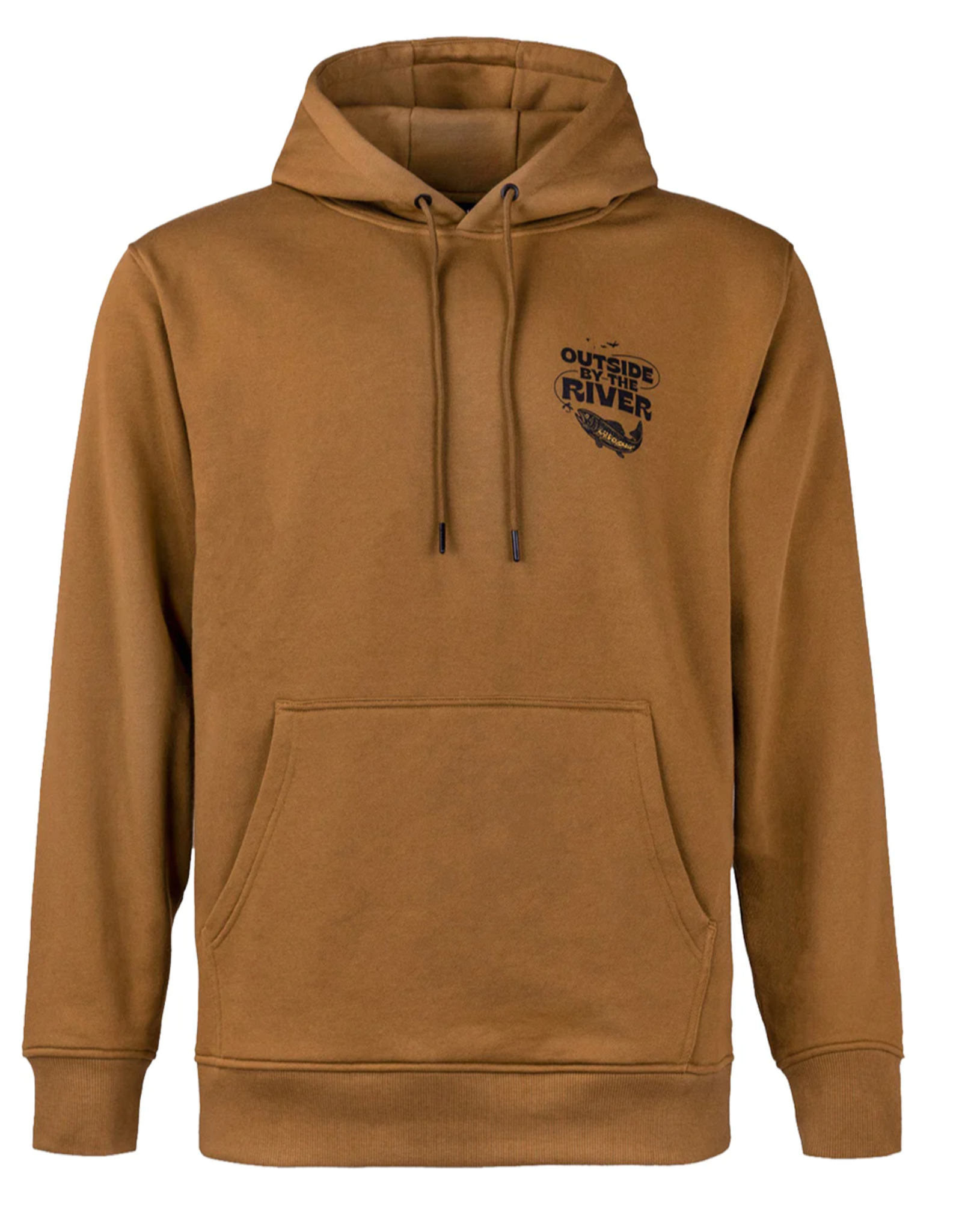 Hooké Hoodie Homme Hooké Outside by the River - Golden Brown