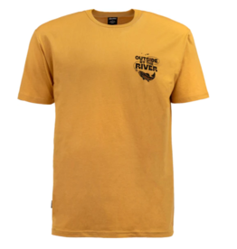 Hooké Hooké Men's Outside by the River T-Shirt - Yellow