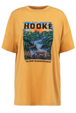 Hooké T-Shirt Oversized Femme Hooké 10 Ans d'Aventure - Jaune