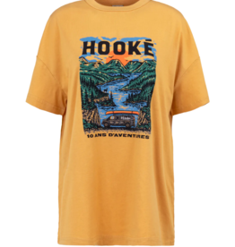 Hooké Hooké Women's 10 years adventures Oversized T-Shirt - Yellow