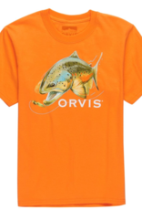 Orvis T-Shirt Enfant Orvis Streamer - Orange