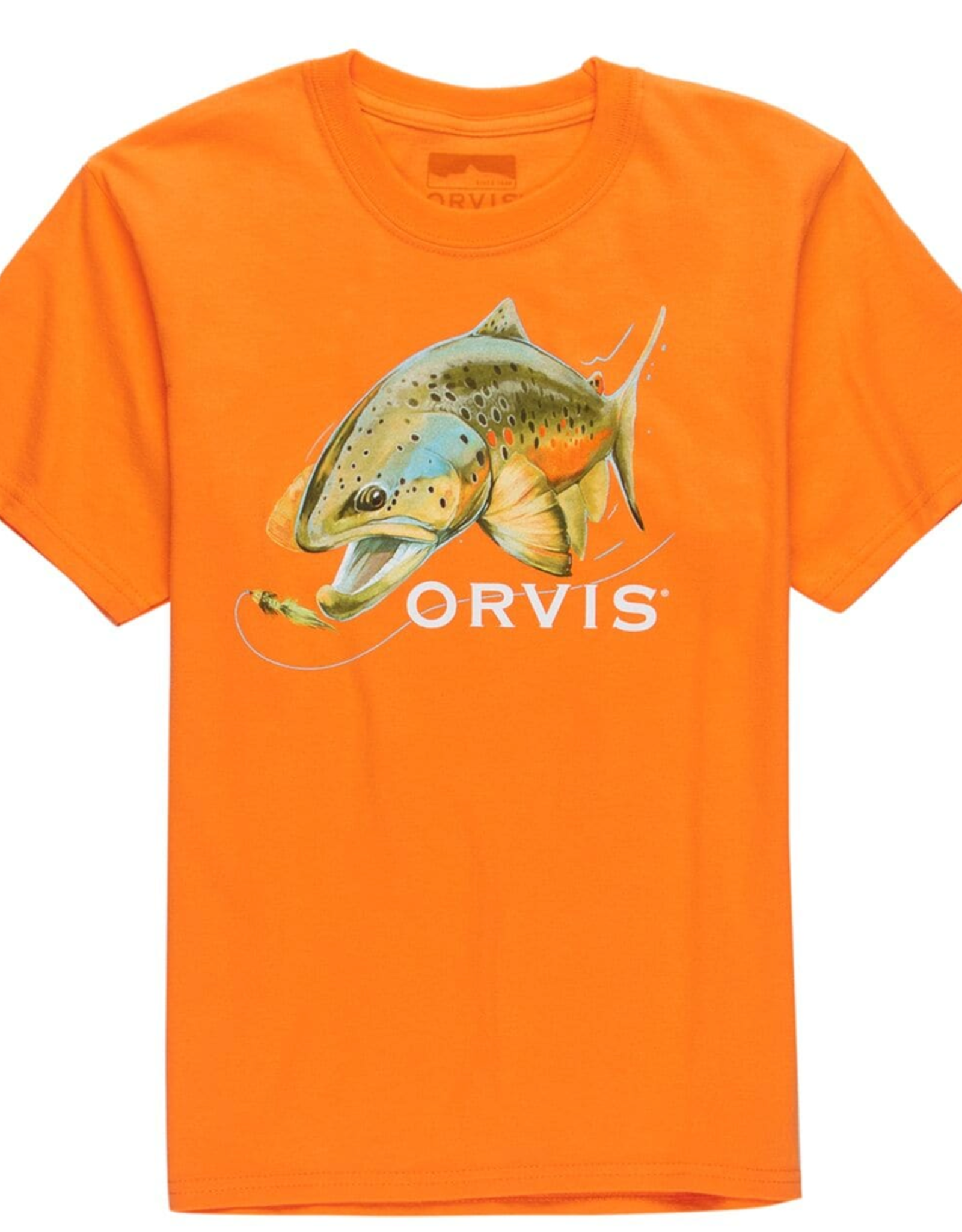 Orvis T-Shirt Enfant Orvis Streamer - Orange