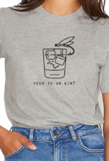 Pêches T-Shirt Veux-tu un gin - Femme - Peches