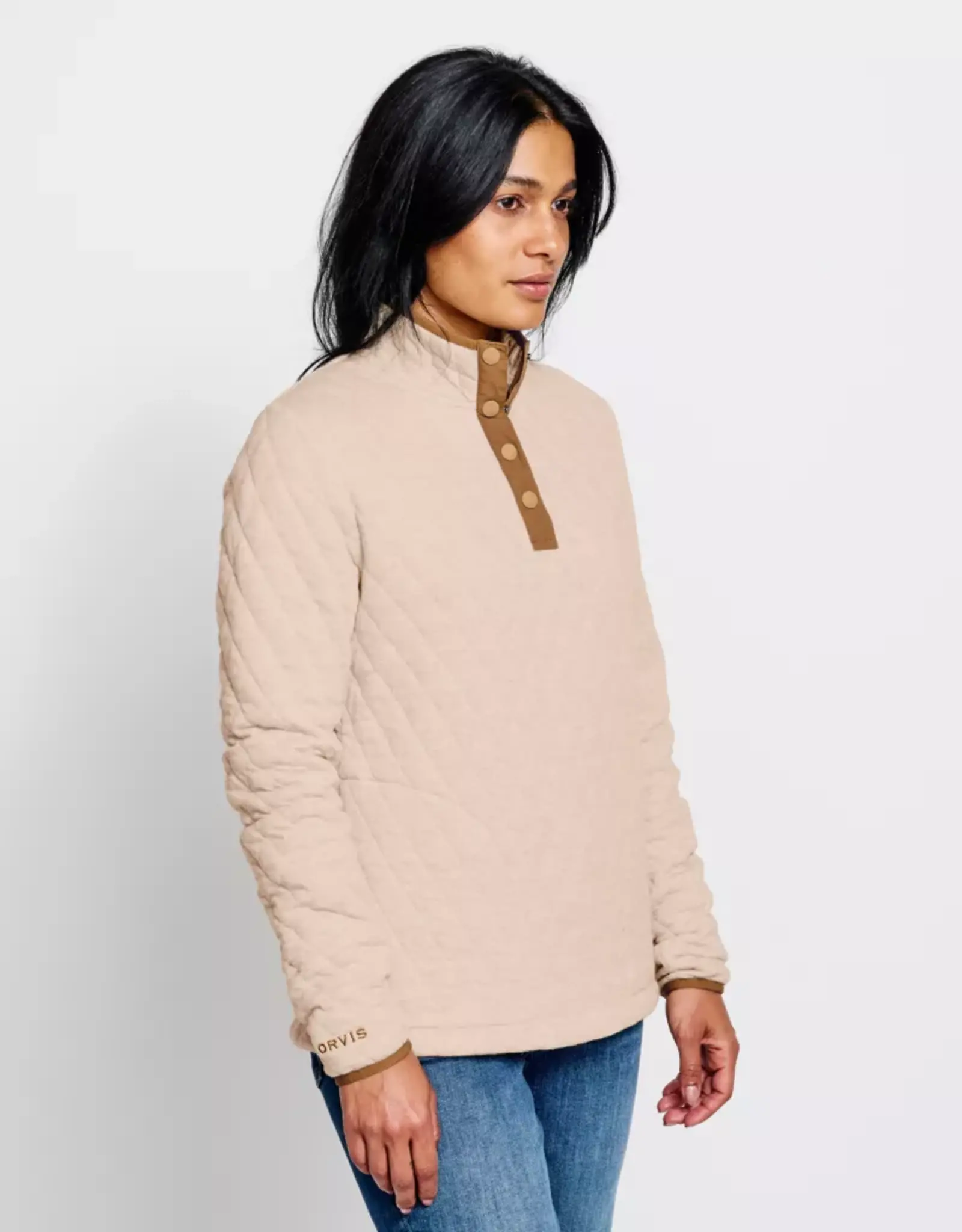 Orvis Orvis Women's Quilted 1/4 Snap Sweatshirt