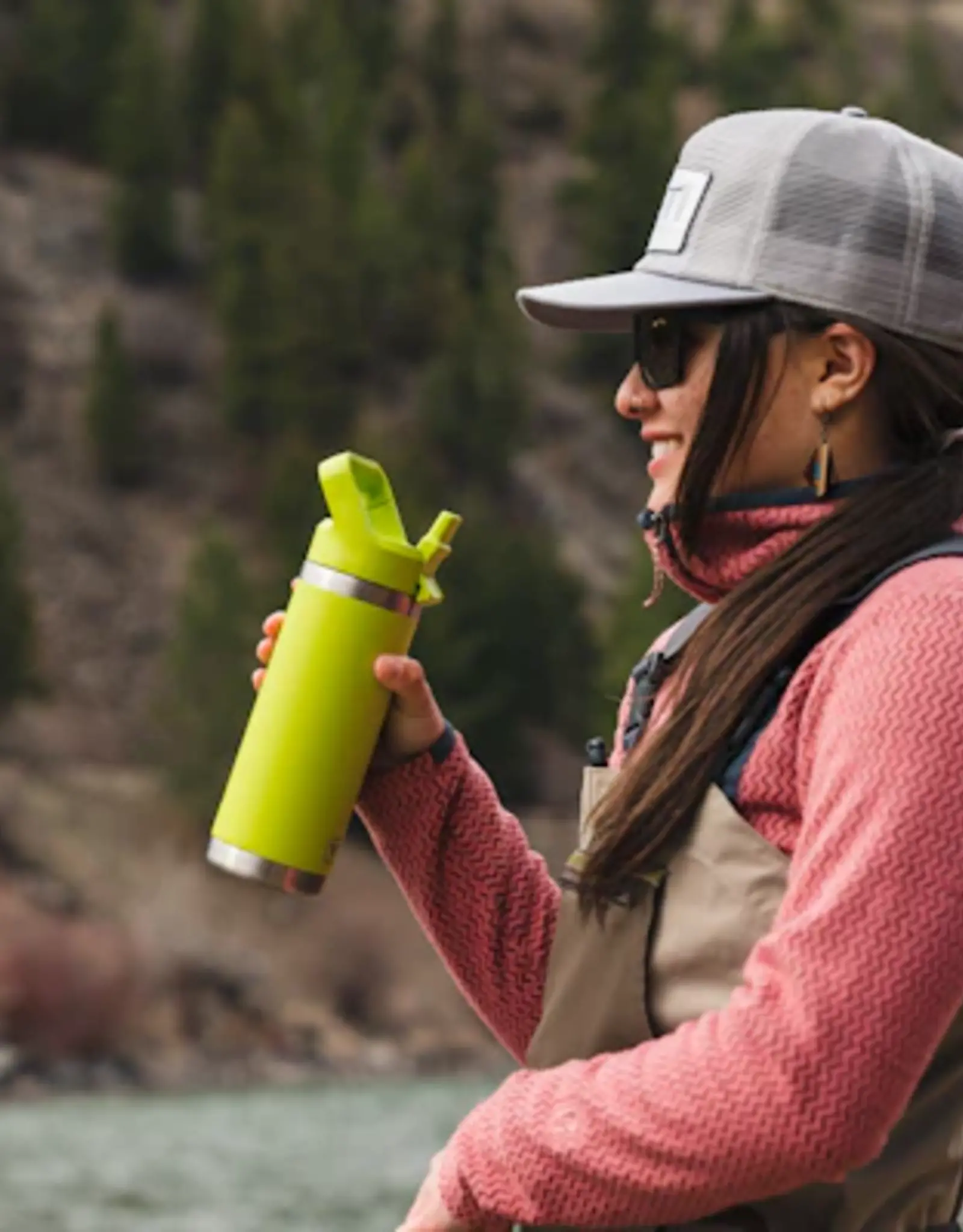 Yeti Yeti Rambler 18oz Bottle w/straw cap