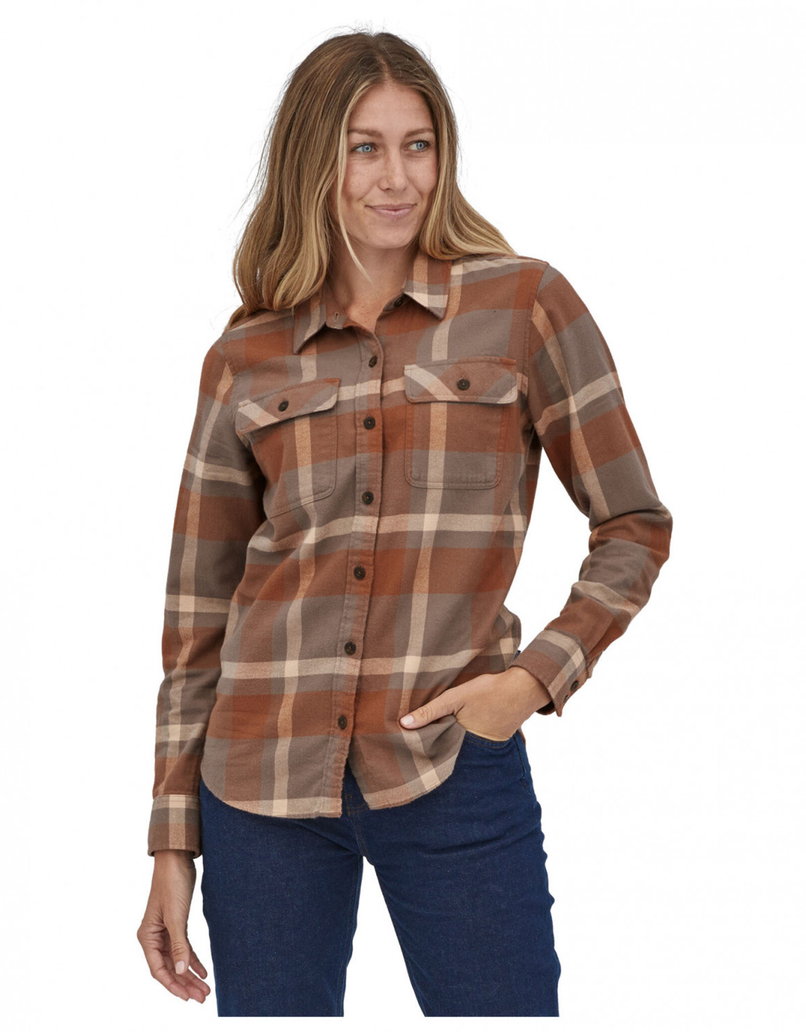 Patagonia Chemise Femme Patagonia Midweight en Cotton Biologique