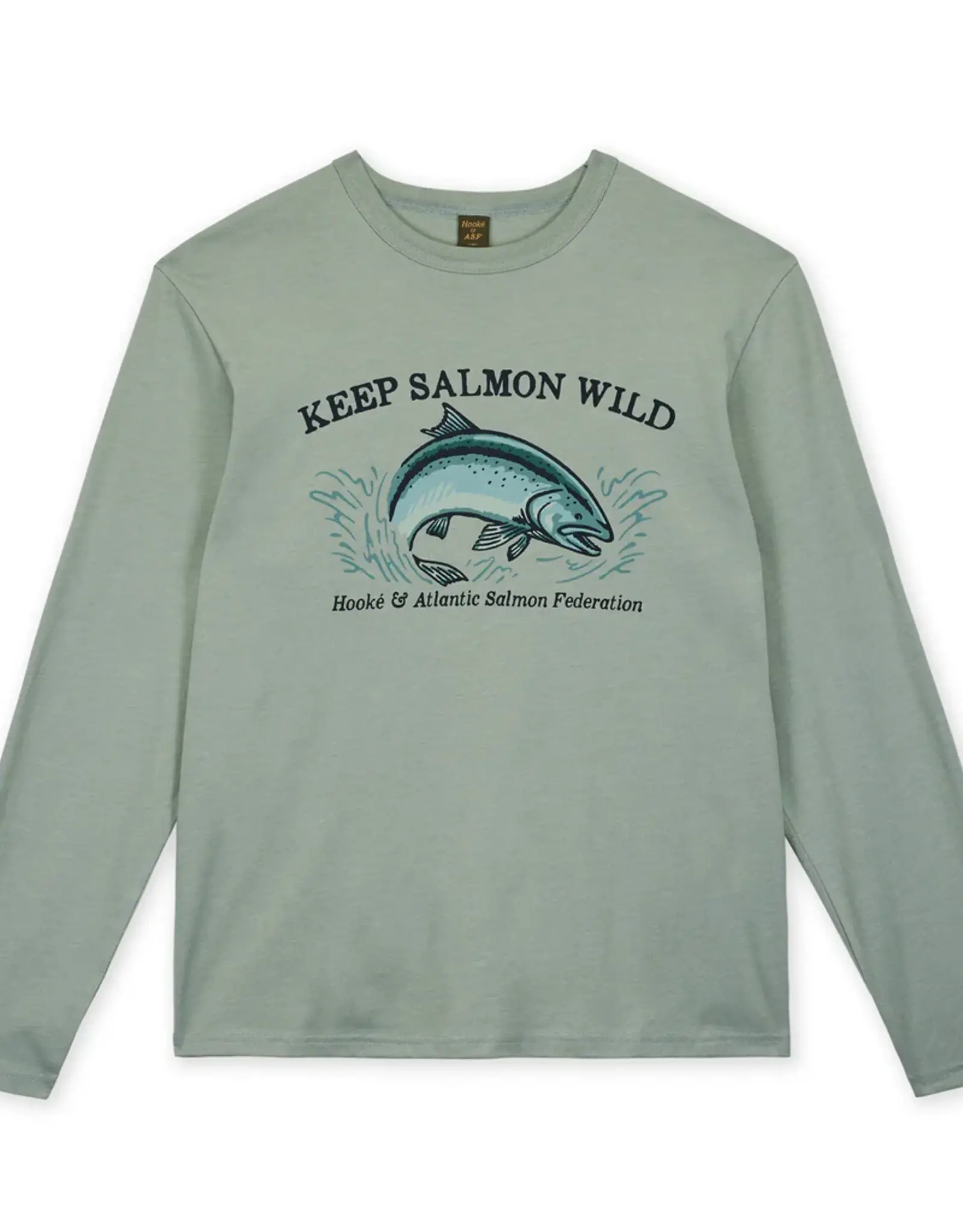 Hooké Hooké/ASF Men's Keep Salmon Wild Long Sleeve Tee