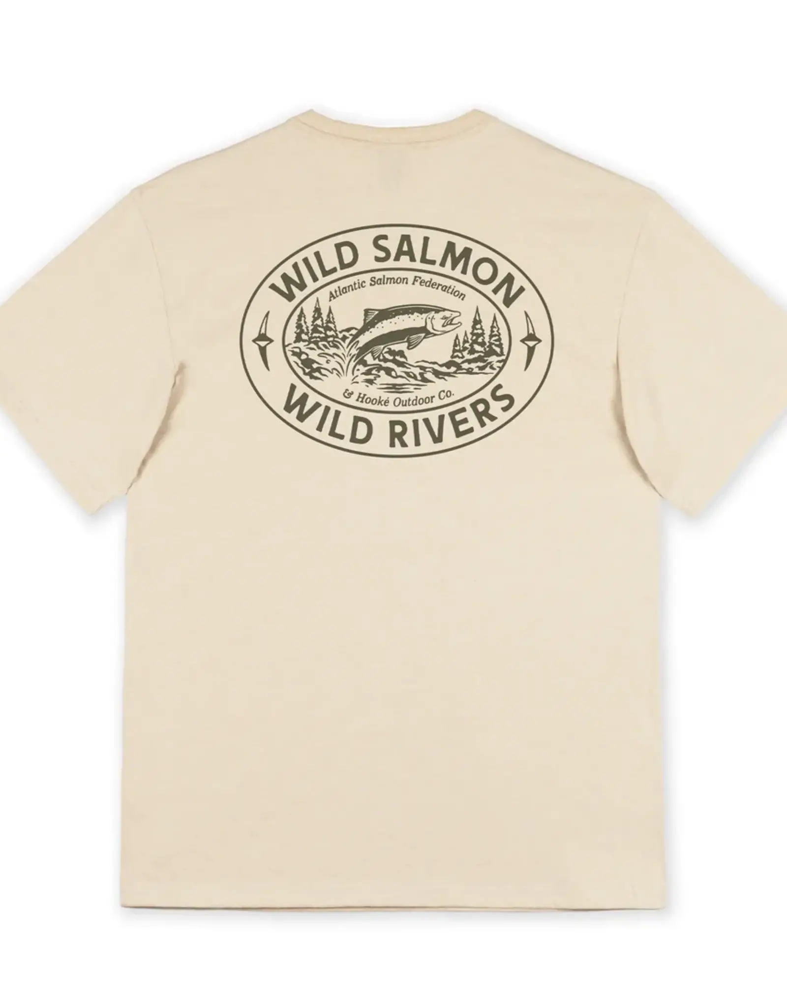 Hooké Hooké/ASF Men's Wild Salmon Wild Rivers T-Shirt