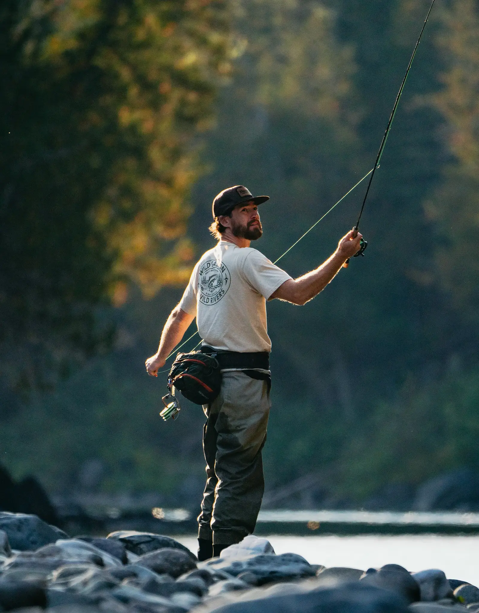 Hooké Hooké/ASF Men's Wild Salmon Wild Rivers T-Shirt