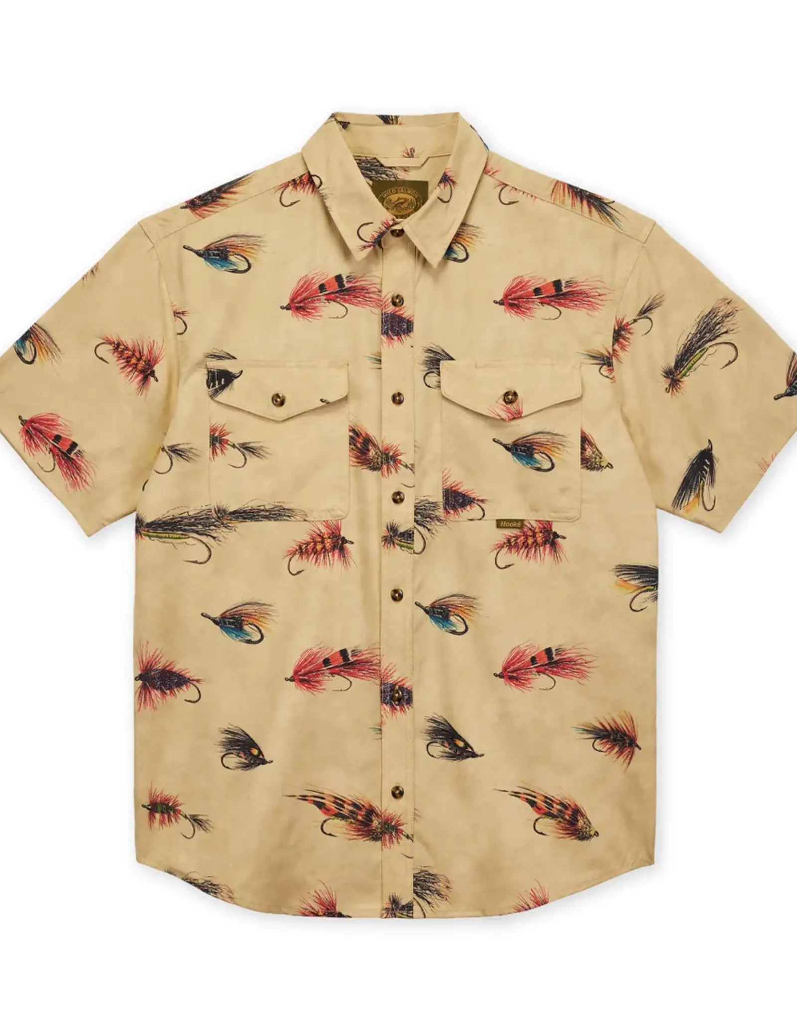 Hooké Hooké/ASF Men's Atlantic Salmon Flies Short Sleeve Shirt