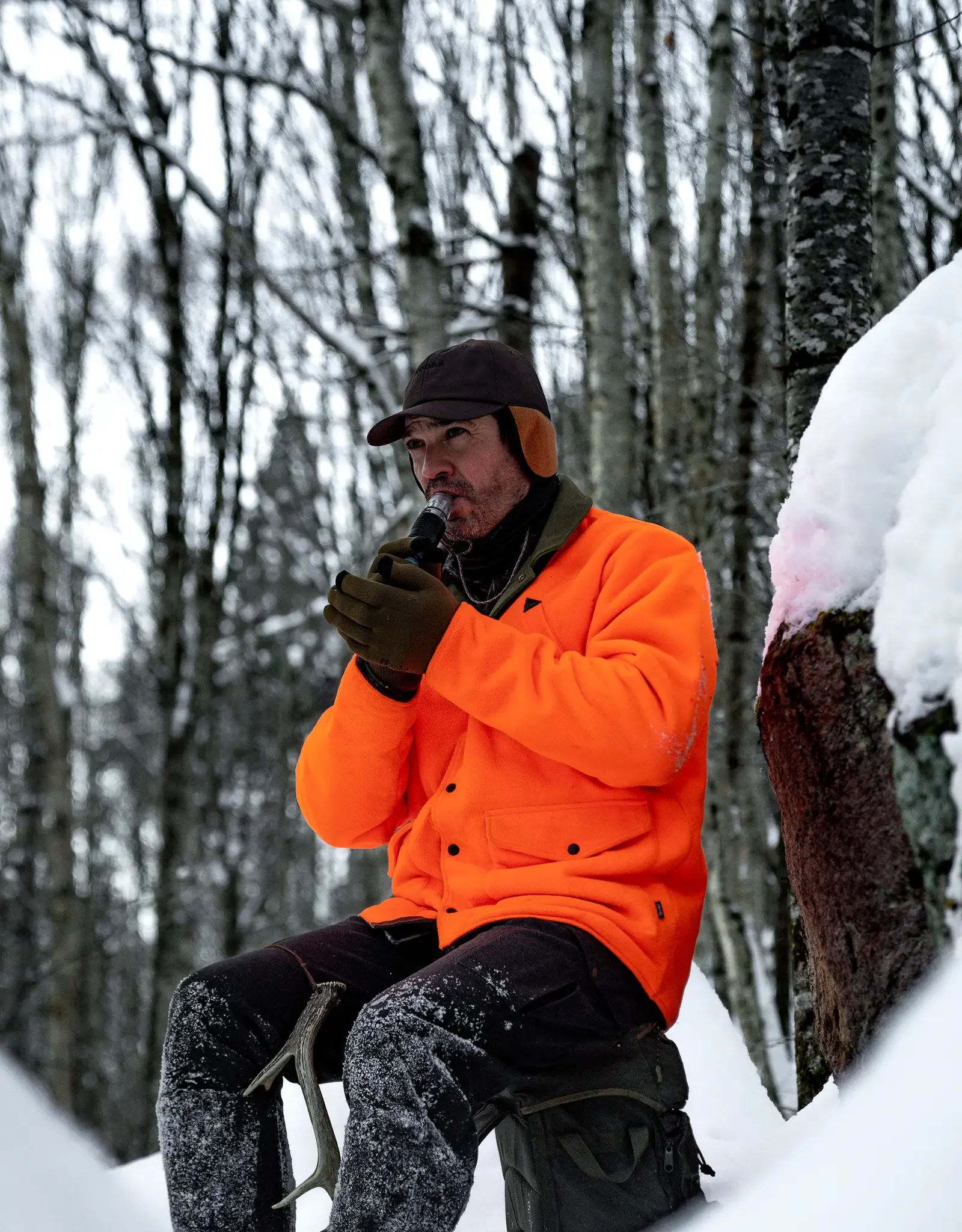 Hooke's Dad Earflap Wool Cap