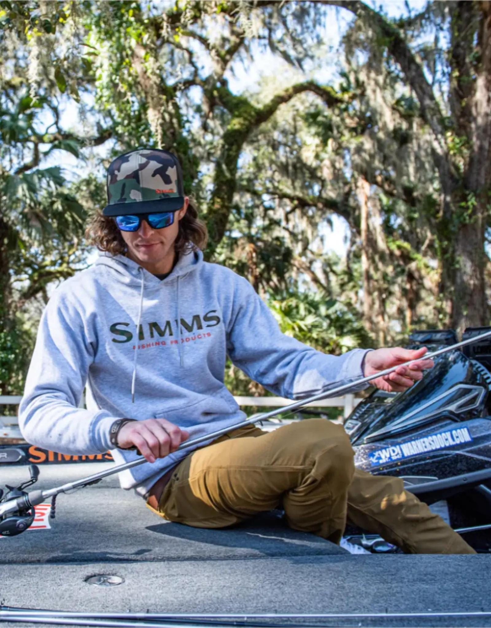 Simms Hoodie Homme Simms Logo