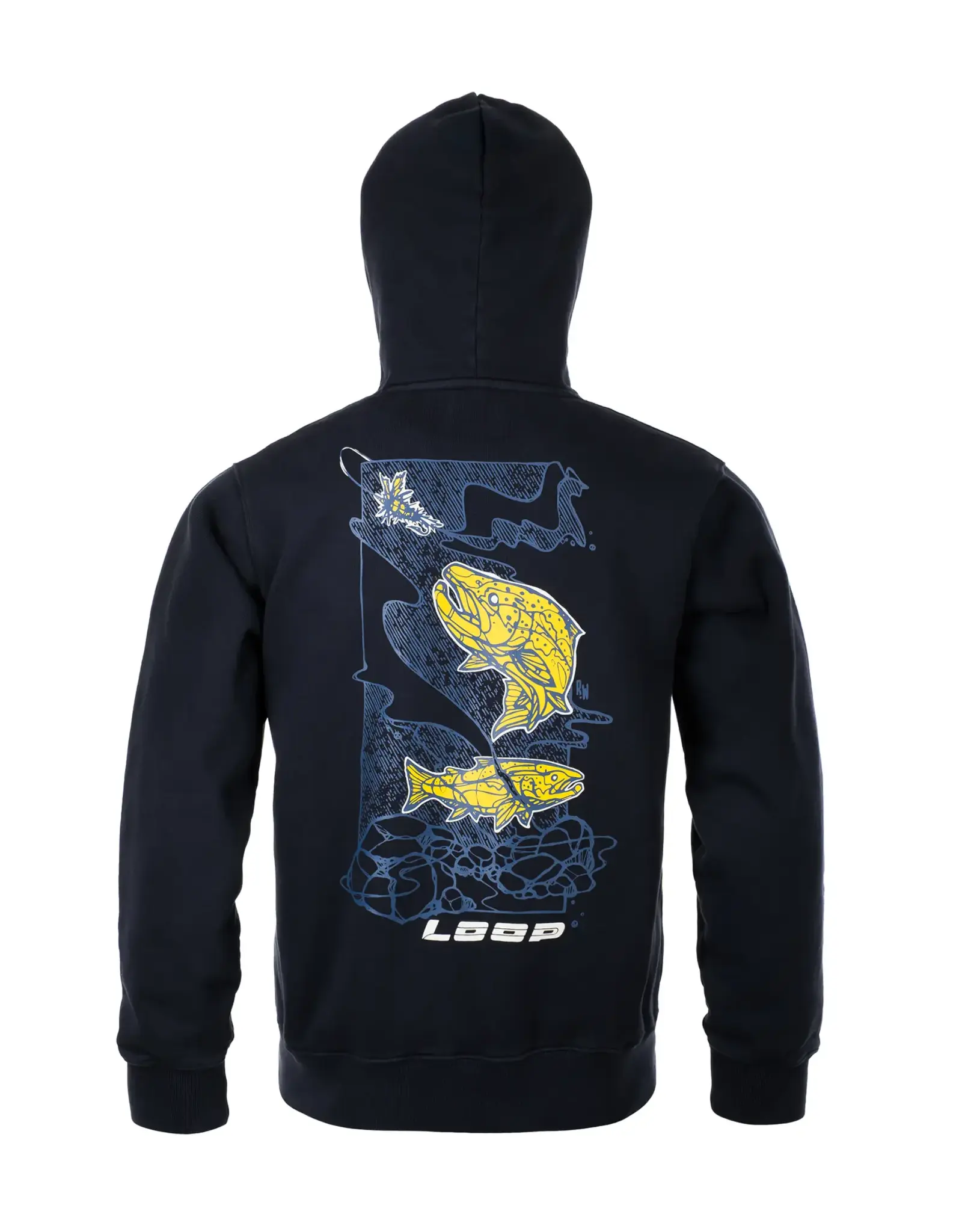 Loop Loop Atlantic salmon Graphic Hoody