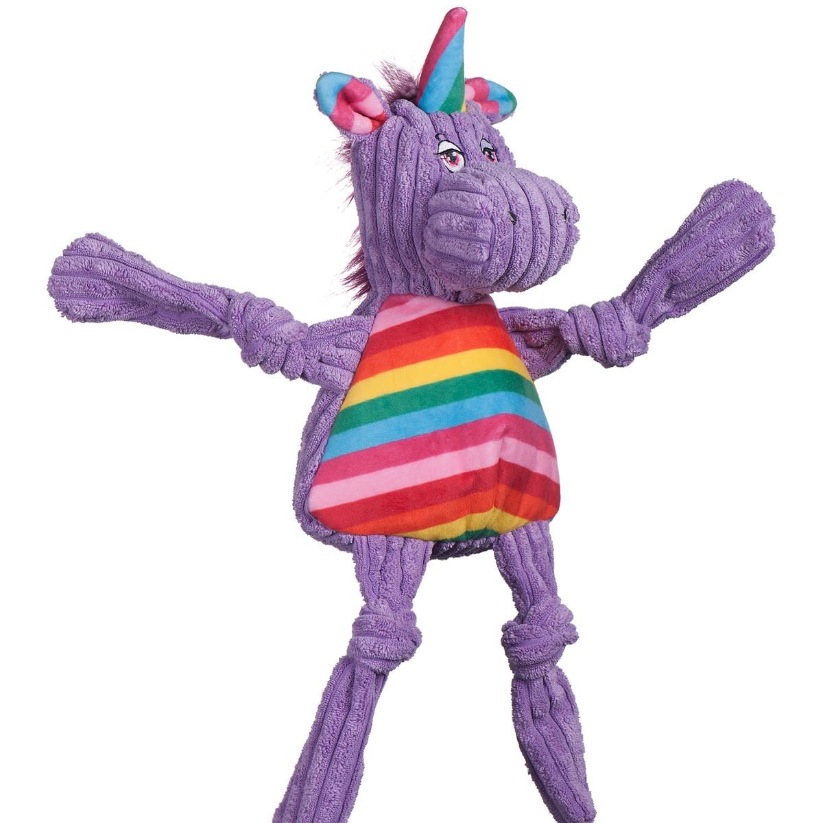 rainbow unicorn dog toy