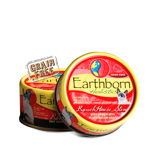 Earthborn RanchHouse Stew Cat Can Food, 5.5 oz can