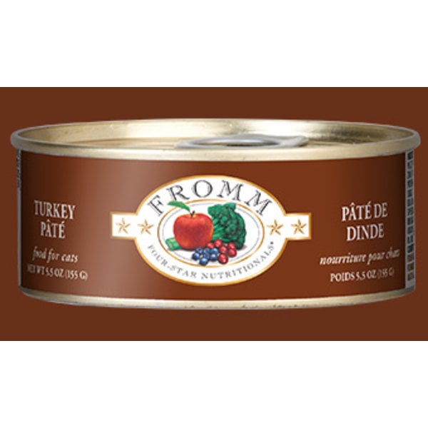 Fromm Turkey Pate Cat Can Food, 5.5 oz can