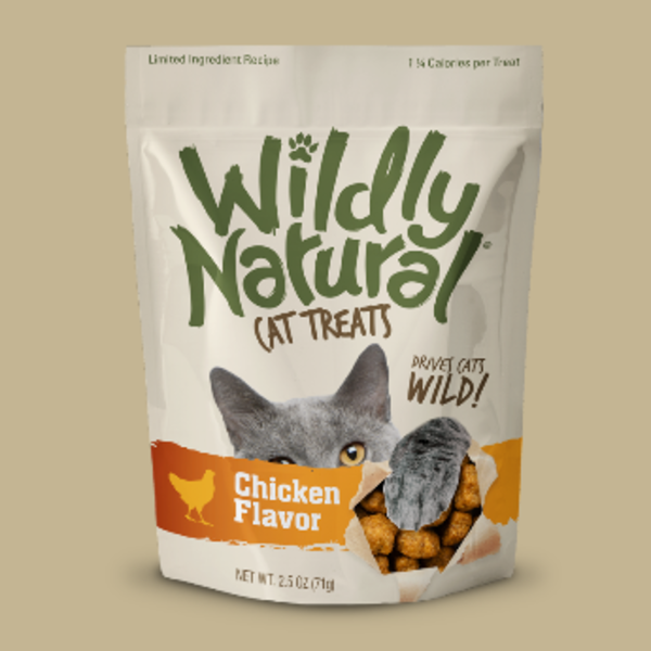 Fruitables Wildly Natural Chicken Cat Treats, 2.5 oz bag