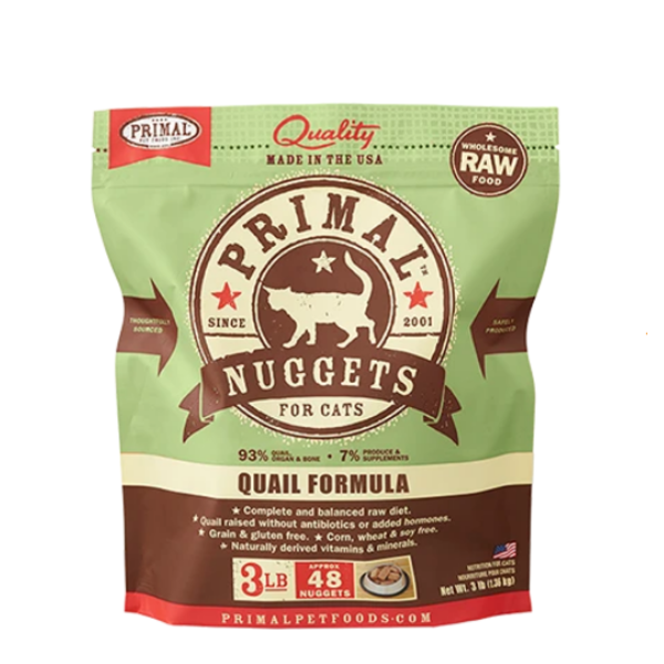 primal quail cat food