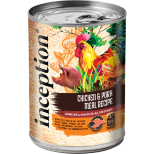 Inception Canned Dog Food, Chicken & Pork, 13 oz can