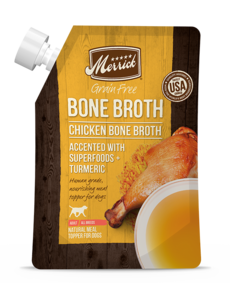 Merrick Chicken Bone Broth, 16 oz pouch