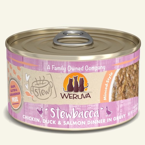 Weruva Stew Canned Cat Food, Stewbacca, 2.8 oz