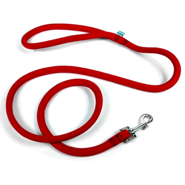 Yellow Dog Round Braided Rope Lead, Red