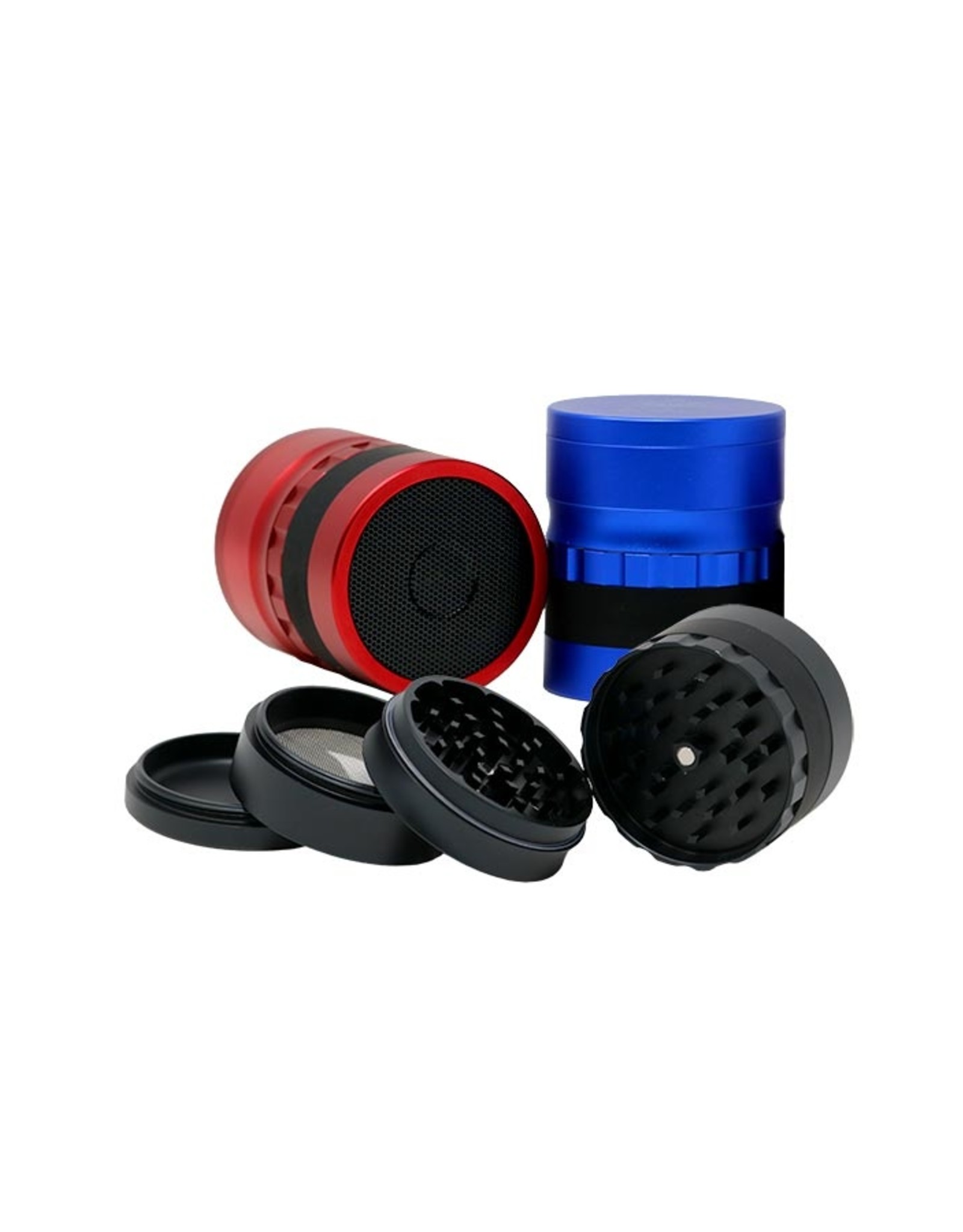 Nice Glass 4PC Bluetooth Speaker Grinder