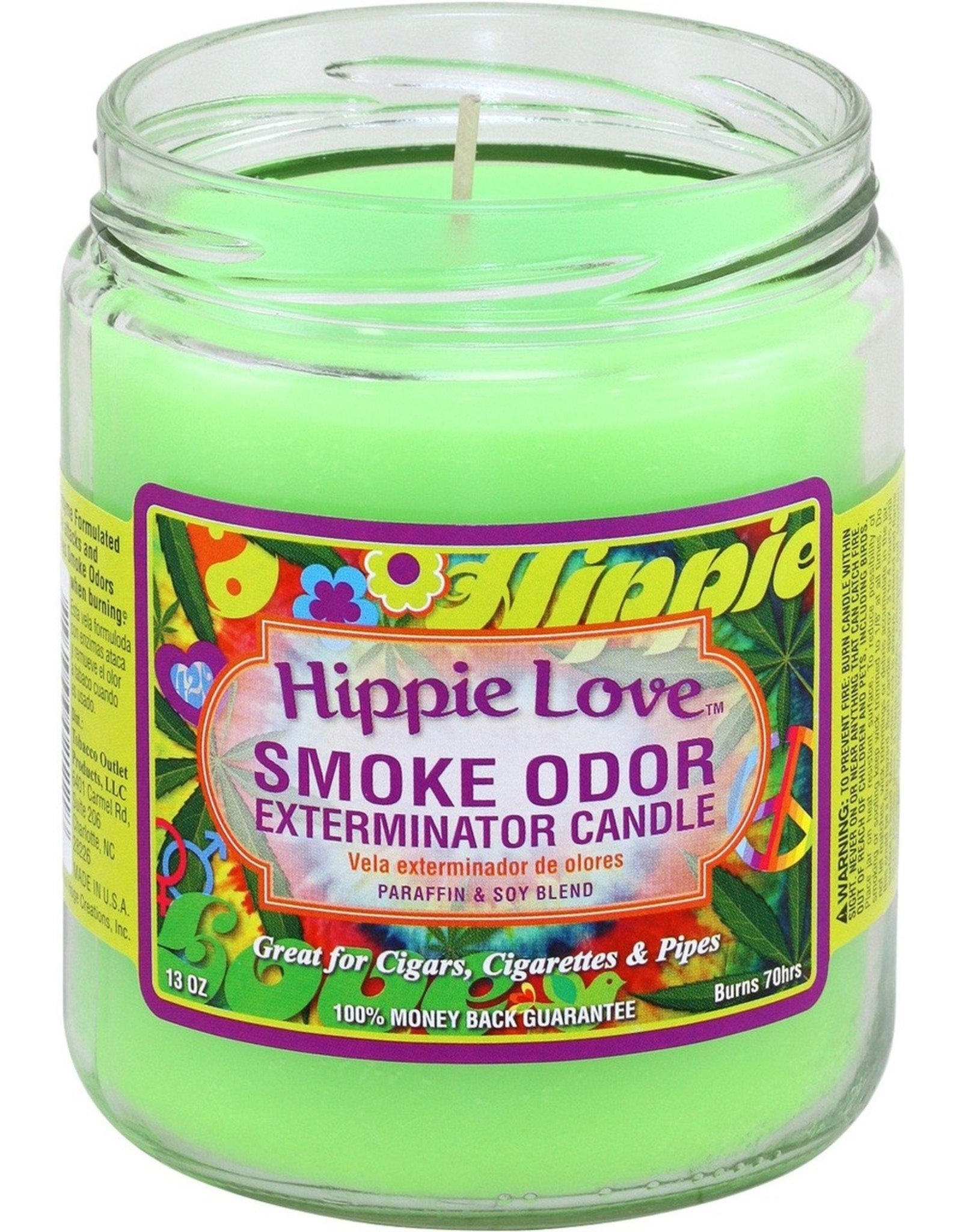 Smoke Odor Hippie Love - Smoke Odor Candle