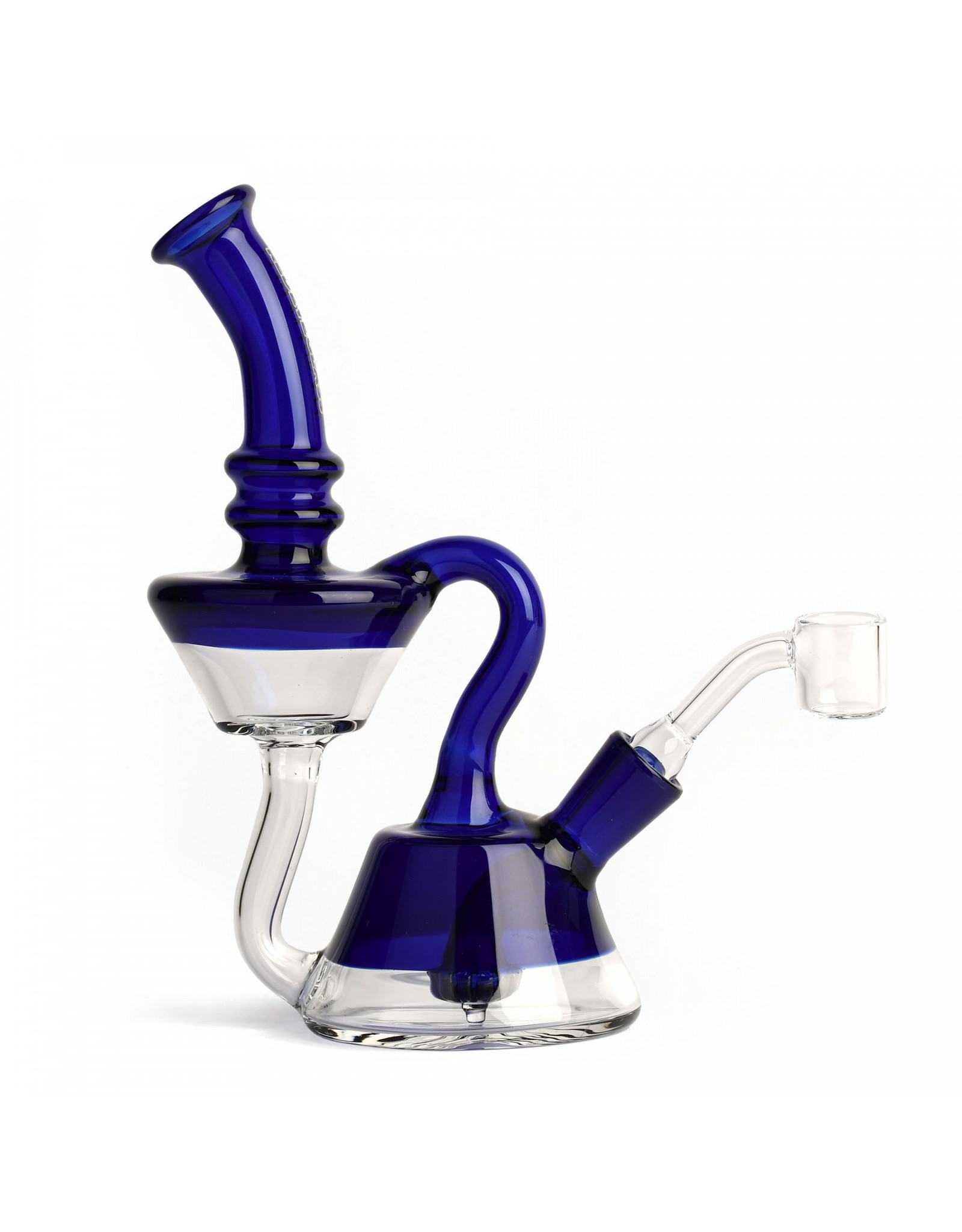 Red Eye Glass 7.5" Waterton Recycler