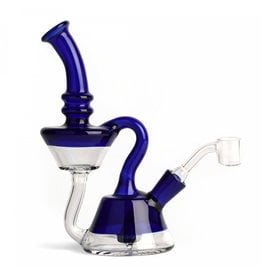 Red Eye Glass 7.5" Waterton Recycler