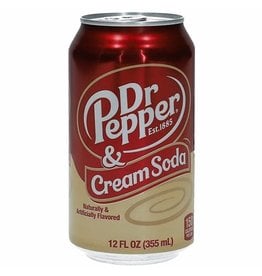 USA CANS - Dr Pepper Cream Soda