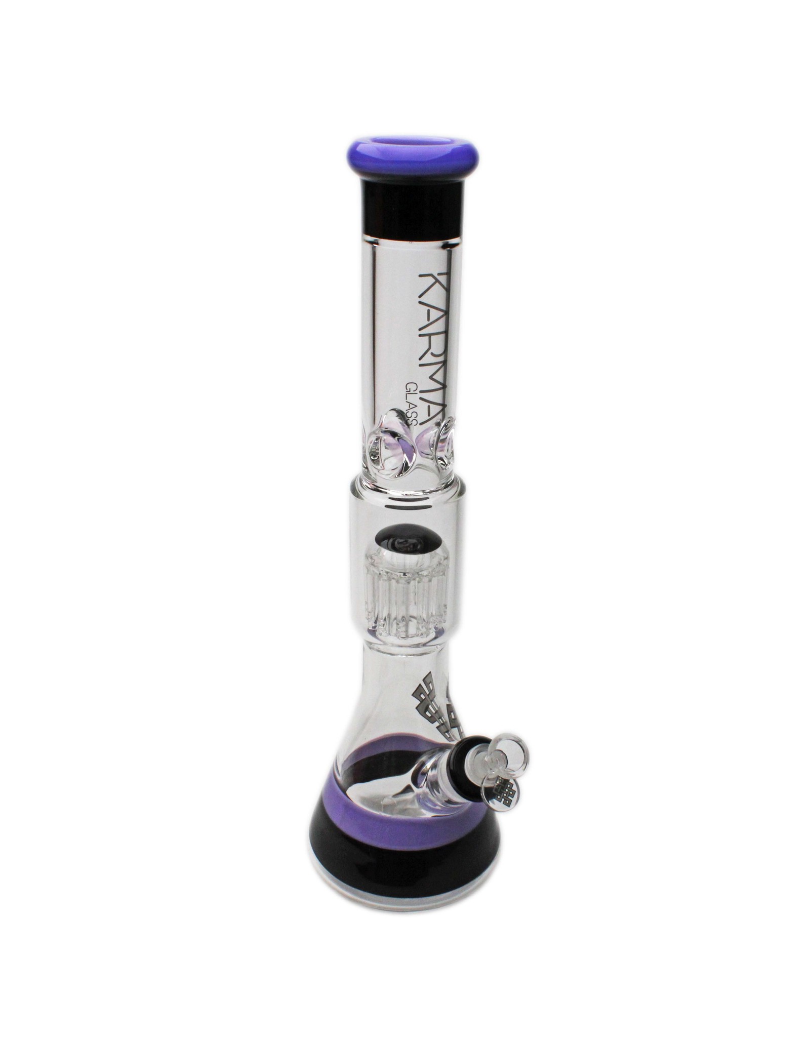 Karma Glass Karma 17" Purple Tree Perc