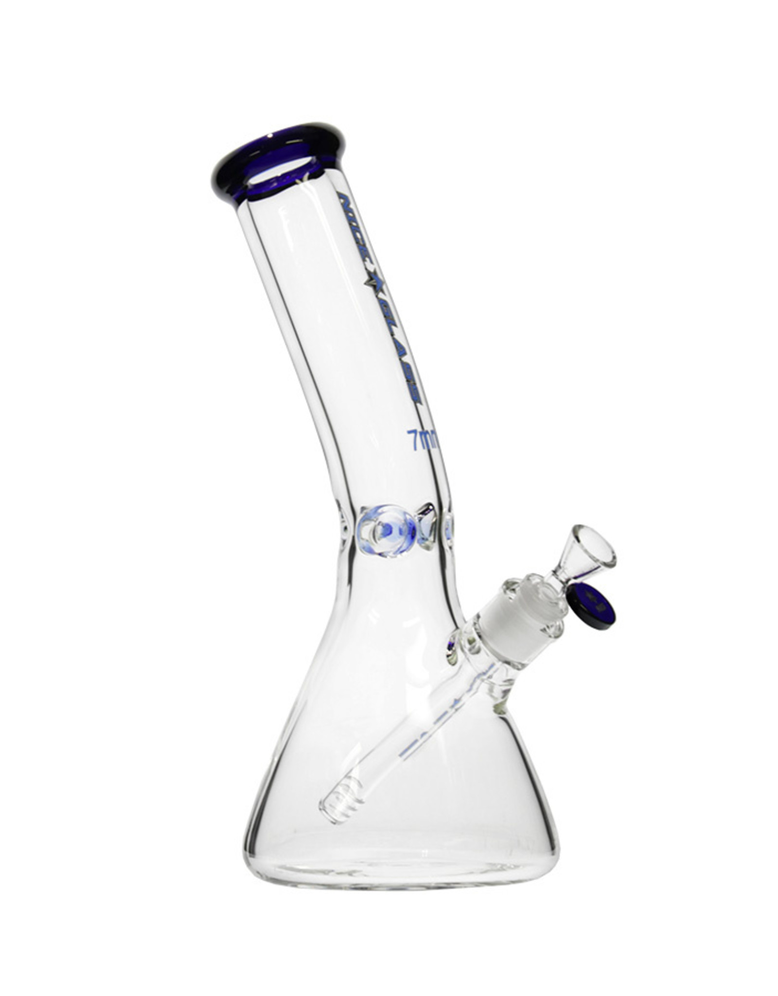 Nice Glass 12" 7mm Bent Neck Beaker