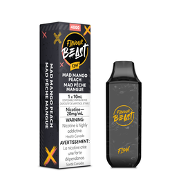 Flavour Beast Mad Mango Peach - Flavour Beast Disposable 10mL [FEDERAL]