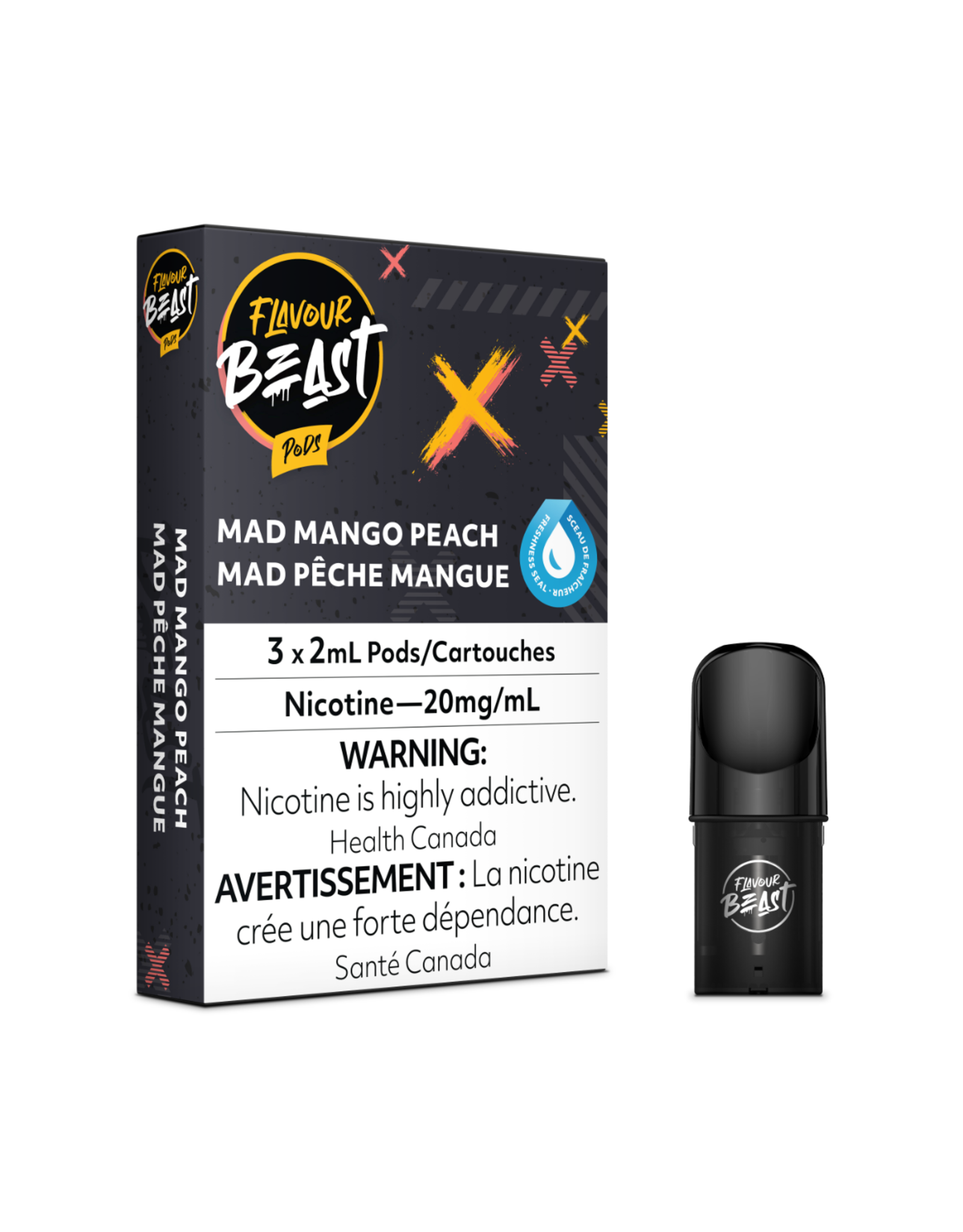 Flavour Beast Flavour Beast Pods -  Mad Mango Peach [FEDERAL]