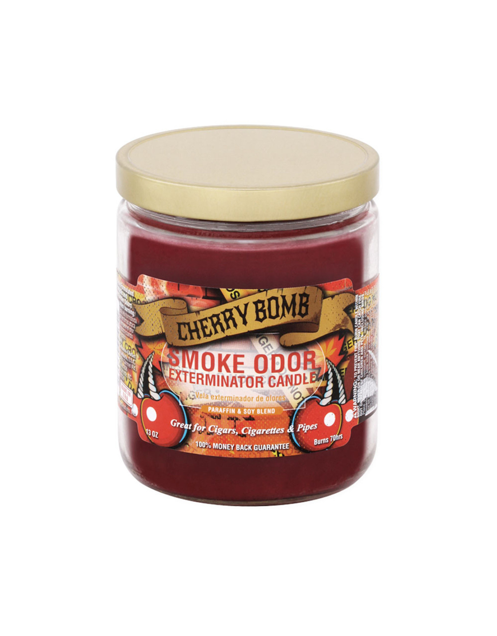 Smoke Odor Cherry Bomb - Smoke Odor Candle