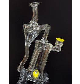 ClarksGlassWorks Clarks Glassworks Clear Recycler Yellow