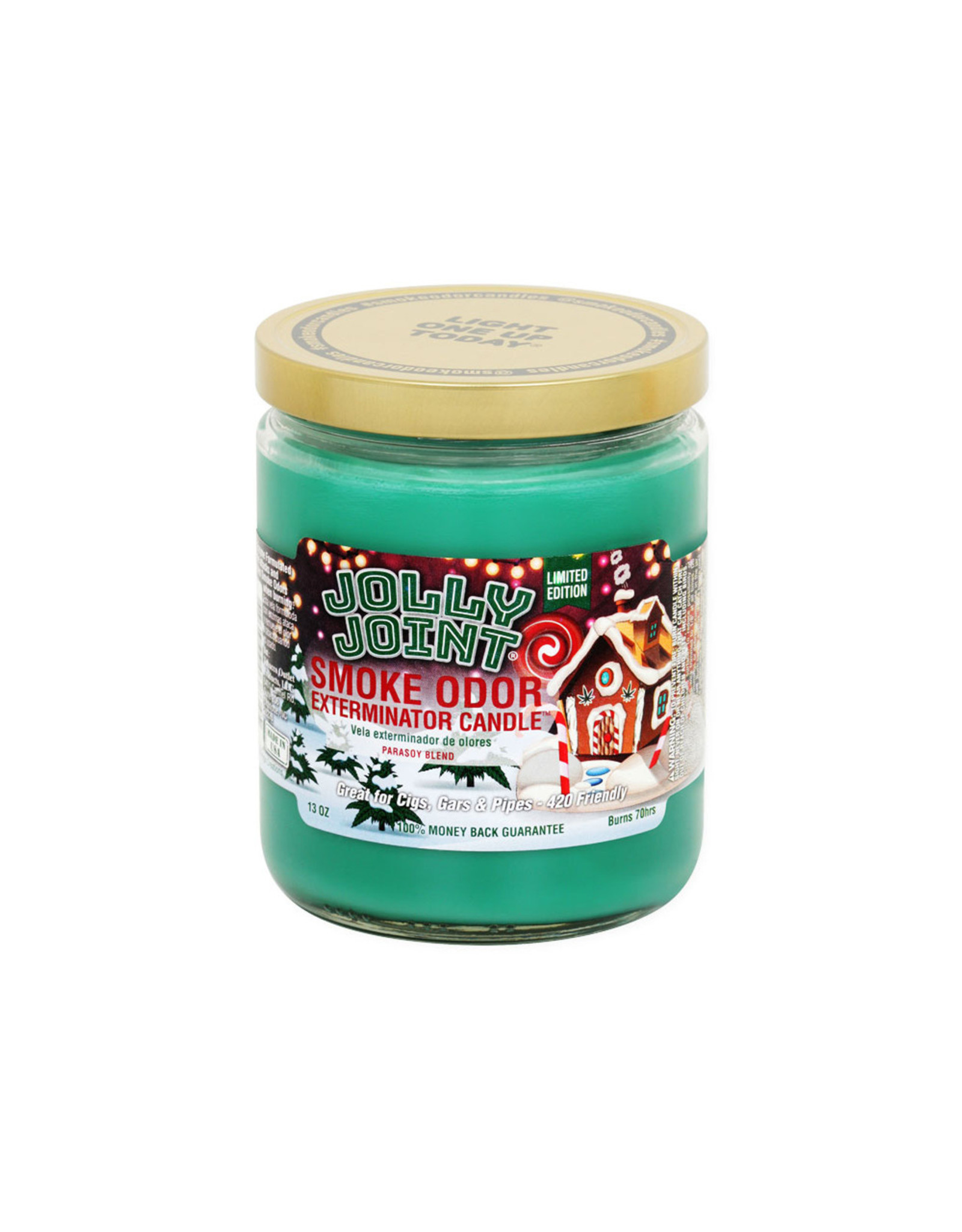 Smoke Odor Holiday Jolly Joint - Smoke Odor Candle