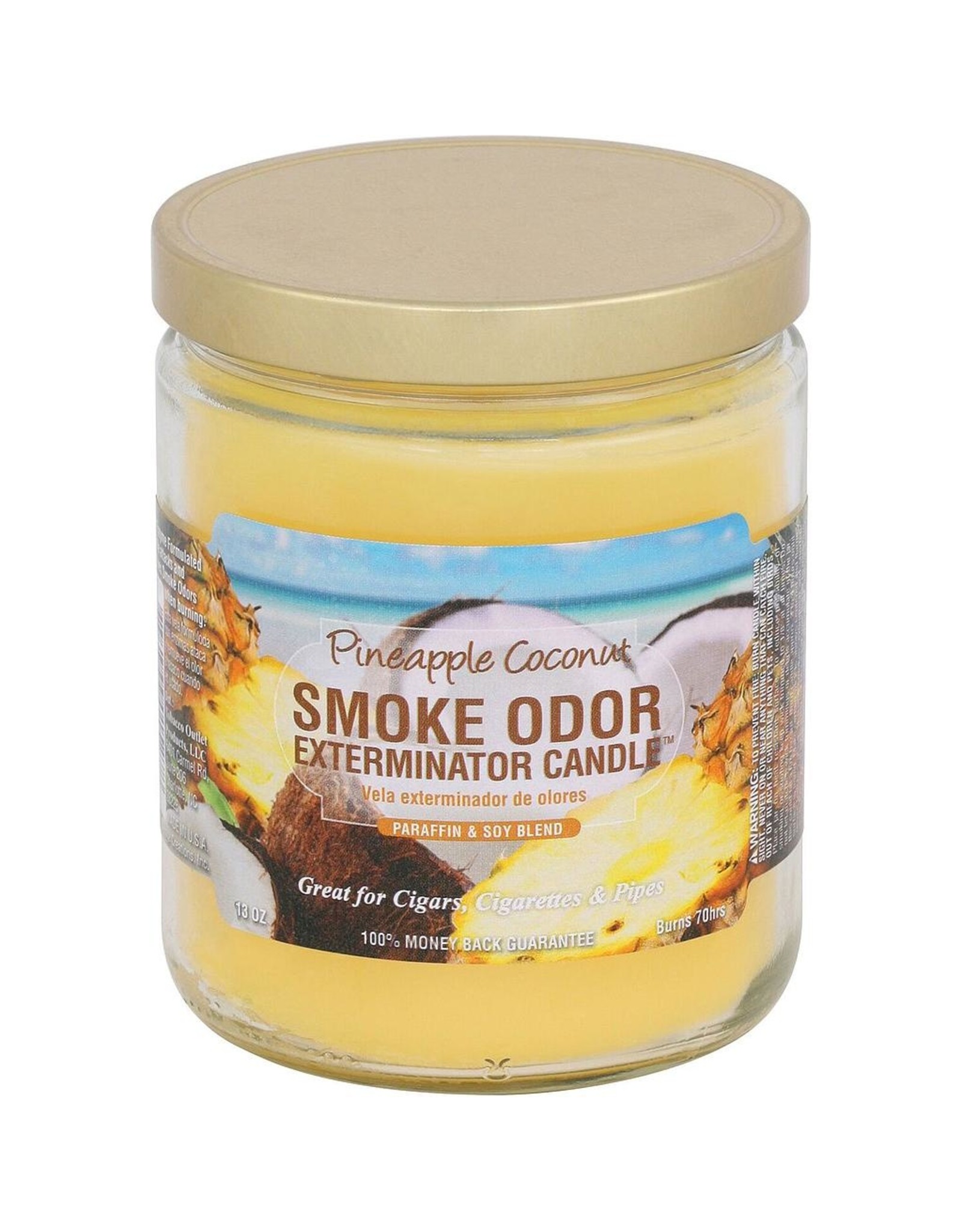 Smoke Odor Pineapple Coconut - Smoke Odor Candle