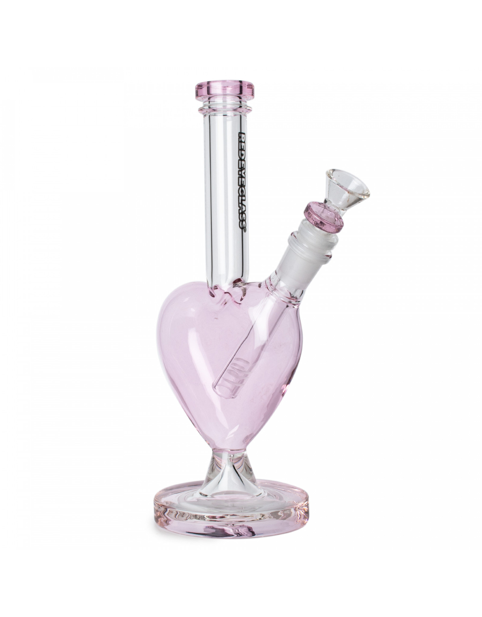 Red Eye Glass 10" RedEyeGlass Heart Shaped Bong