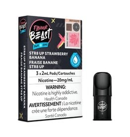 Flavour Beast Flavour Beast Pods -  STR8 UP Strawberry Banana [FEDERAL]