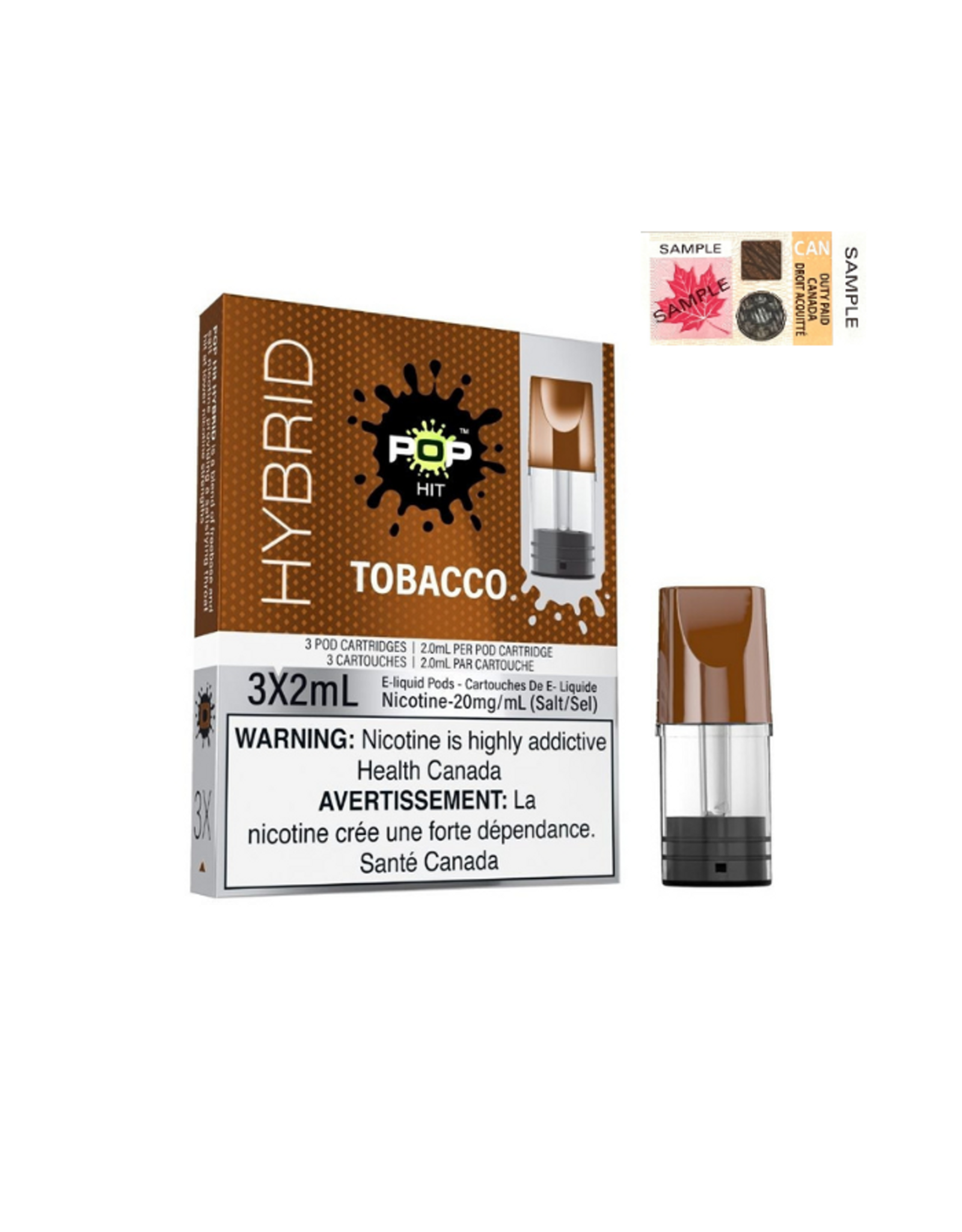 POP Hybrid Pop Hybrid Pods -  Tobacco [FEDERAL]