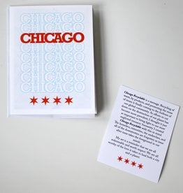 Knight Illustrations Chicago Recyclable Greeting Card by David Knight