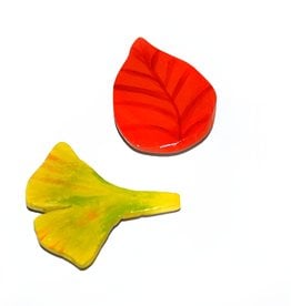 Alli Davis Fall and Ginko Leaf Magnet Set, Alli Davis