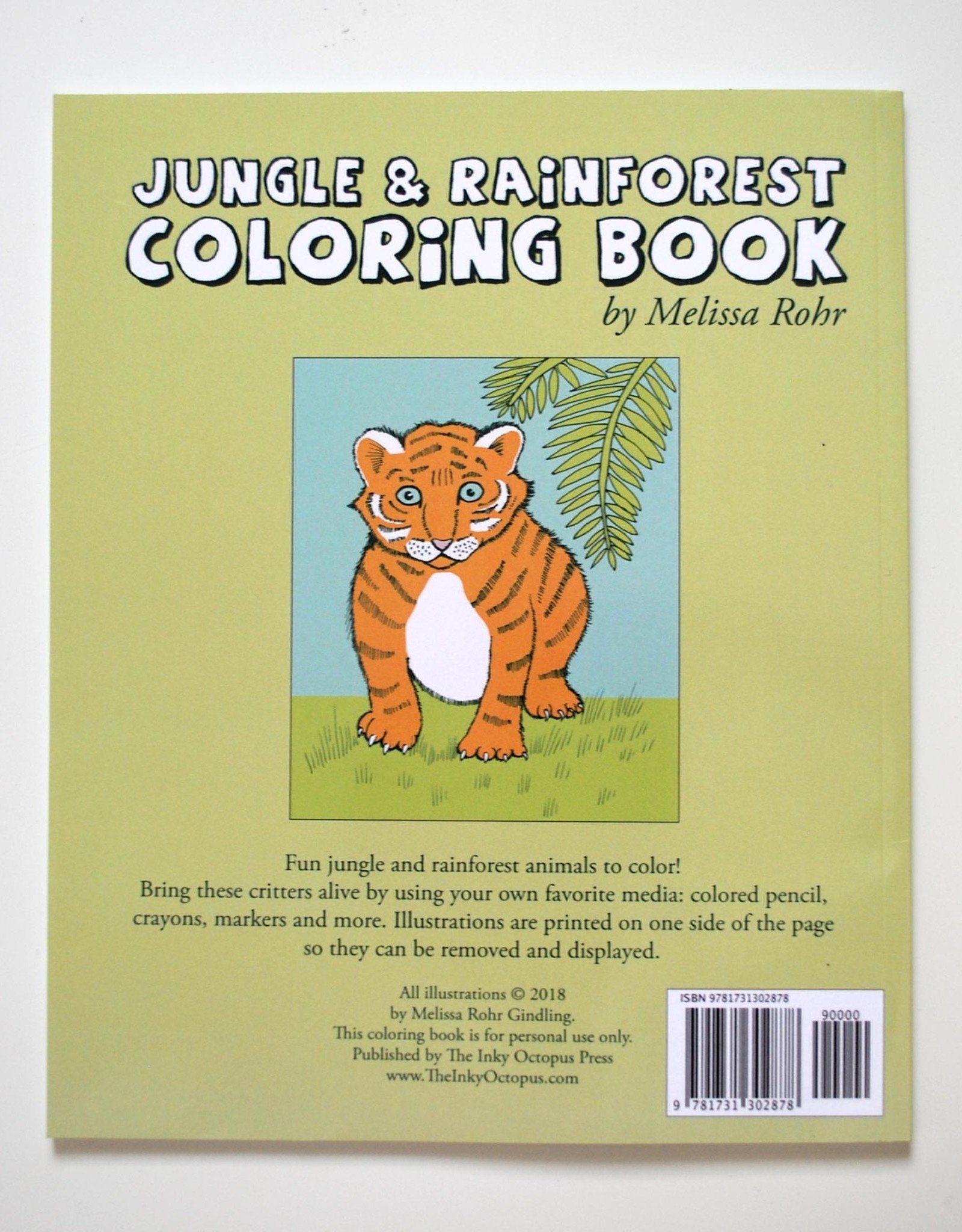 The Island Octopus Jungle and Rainforest Coloring Book by The Island Octopus