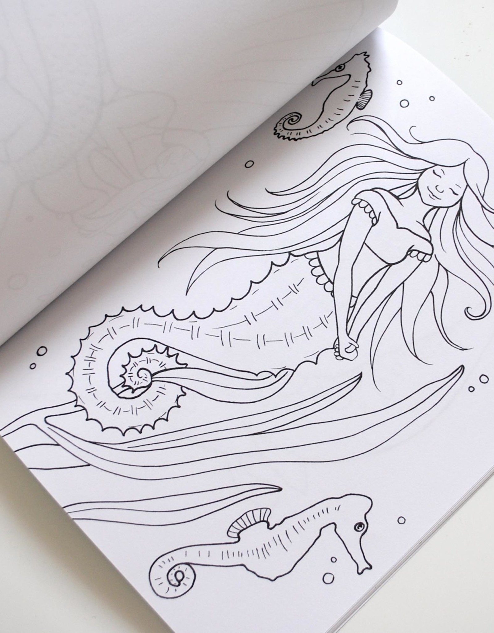 Melissa Rohr Gindling A Mermaid’s World Coloring Book by Melissa Rohr Gindling